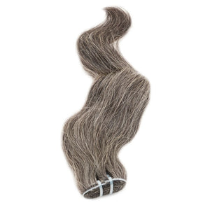 Mane Goals Vietnamese Natural Gray Hair Extensions