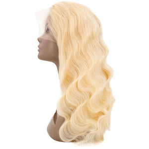 Mane Goals Lace Front Blonde Body Wave Wig