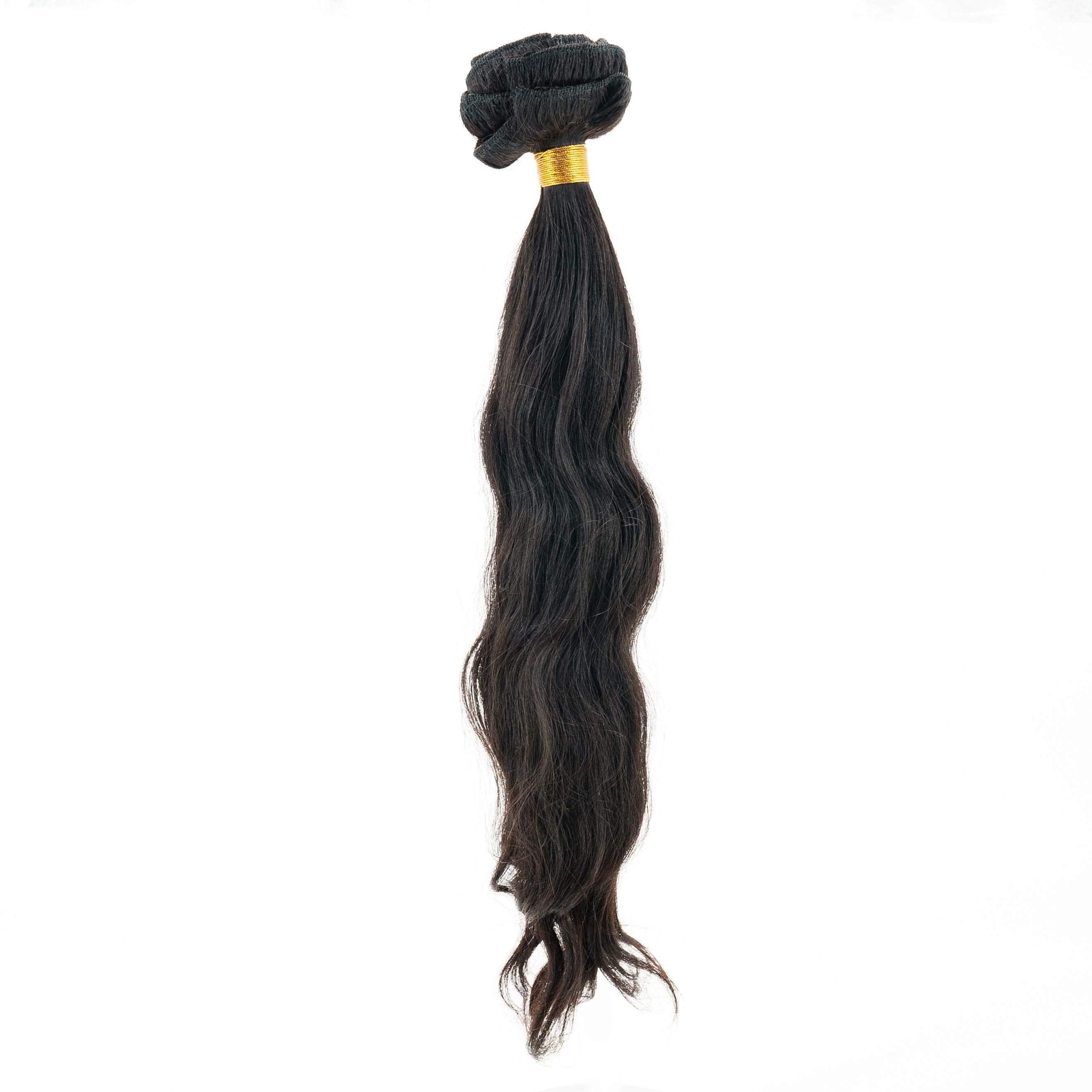 Mane Goals Clip-in Indian Curly Natural Black Extensions