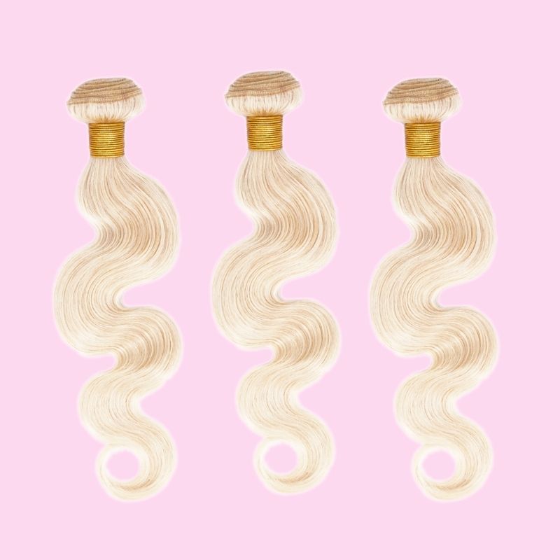 Mane Goals Russian Blonde Body Wave Bundle Deals