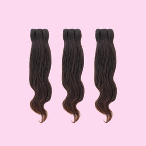 Mane Goals Indian Wavy Hair Bundle Deal